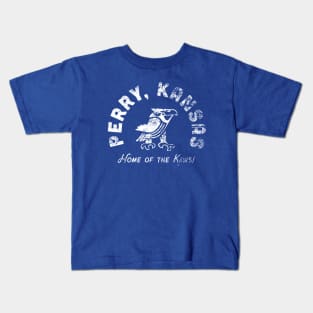 Perry, Kansas - Home of the Kaws! Kids T-Shirt